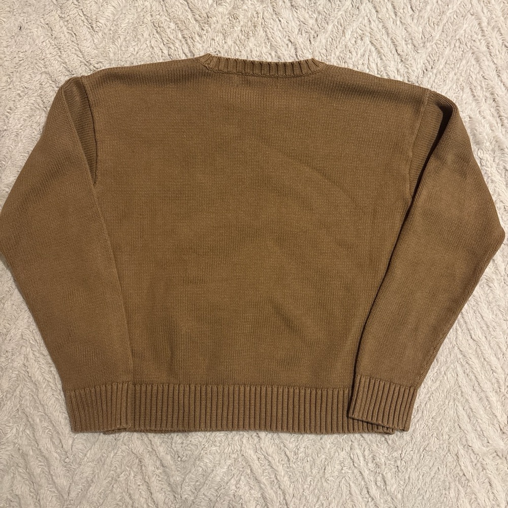 Ralph Lauren Brown Beagle Dog Sweater M - Picture 5 of 5